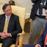 Gustavo Petro y Donald Trump en la Casa Blanca