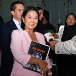 La candidata presidencial por el partido Fuerza Popular, Keiko Fujimori, en Lima (Perú). EFE/ Renato Pajuelo.