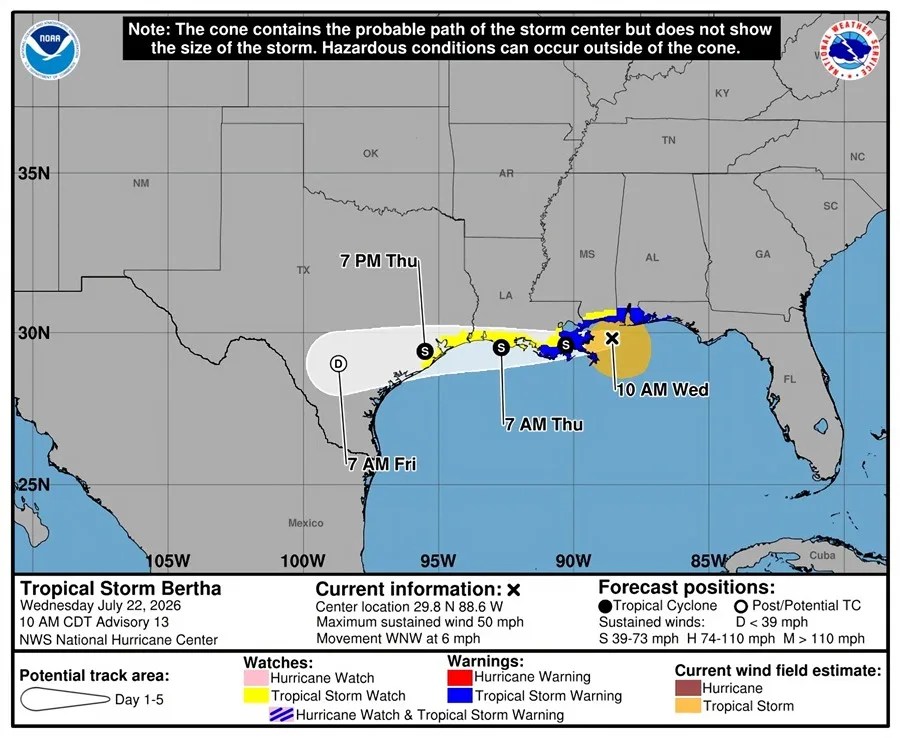 Tormenta Bertha